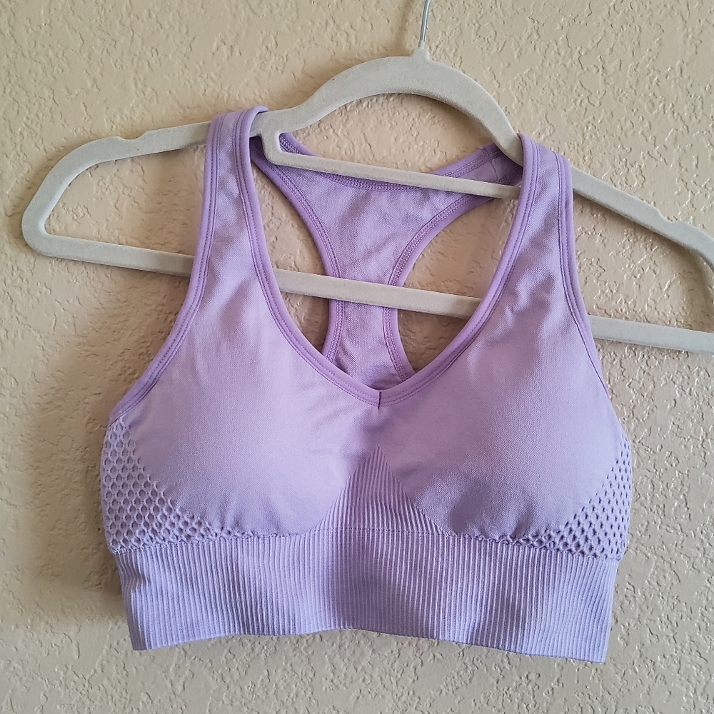 The Beginning of Los Angeles Racerback Sports Bra Size L / XL Purple New